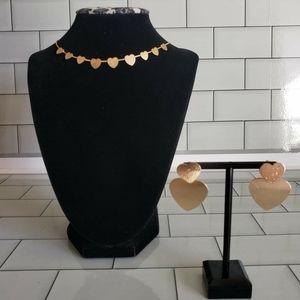 Gold 2pcs HEART SET